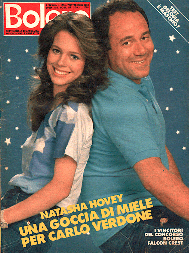 La copertina di Bolero dedicata ad "Acqua E Sapone"